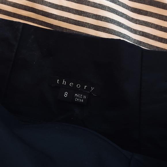 Theory Paper Bag Waist Skirt w/Bow - Picture 2 of 4